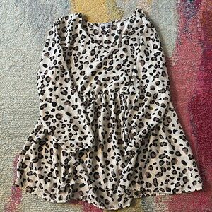 Cheetah Print Blouse